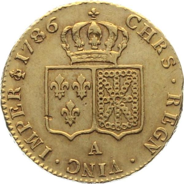 Frankreich 2 Louis D'or 1786 A - Louis XVI. 1774-1793